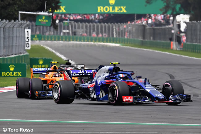 Pierre Gasly - Toro Rosso - Carrera - GP México AHR - 2018