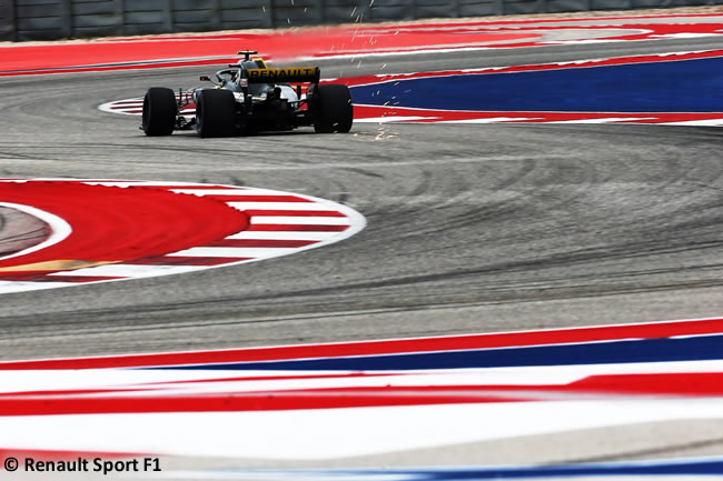 Renault - Clasificación - GP Estados Unidos - Austin - 2018 - COTA