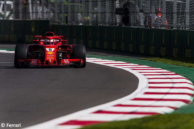 Sebastian Vettel - Scuderia Ferrari - Carrera - GP México AHR - 2018