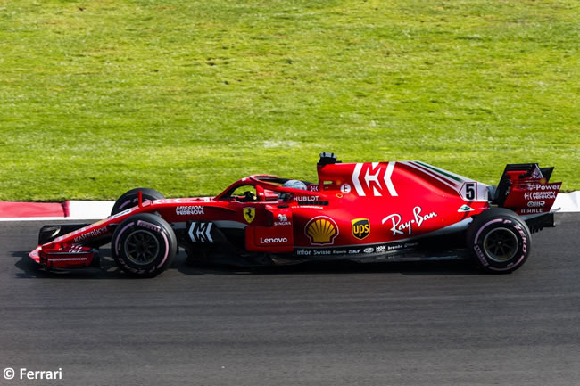 Sebastian Vettel - Scuderia Ferrari - Entrenamientos Libres - GP México AHR - 2018