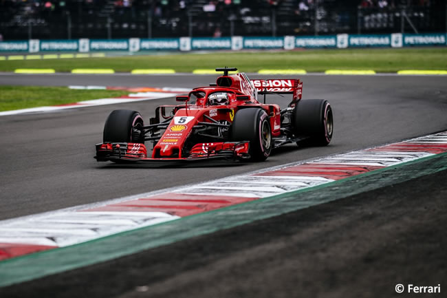 Sebastian Vettel - Scuderia Ferrari - Clasificación - GP México AHR - 2018