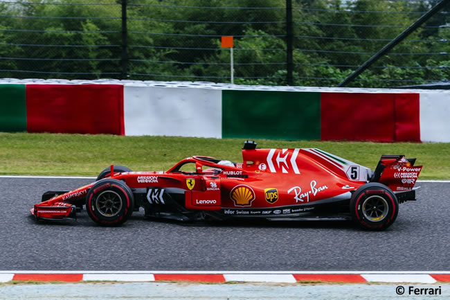 Sebastian Vettel - Scuderia Ferrari - Entrenamientos - GP Japón 2018