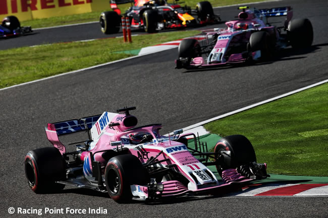 Sergio Pérez - Force India - GP Japón - Carrera