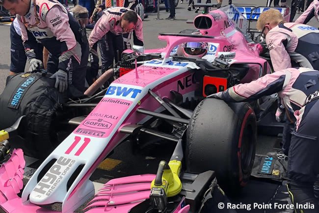 Sergio Pérez - Racing Point Force India - Carrera - GP México AHR - 2018