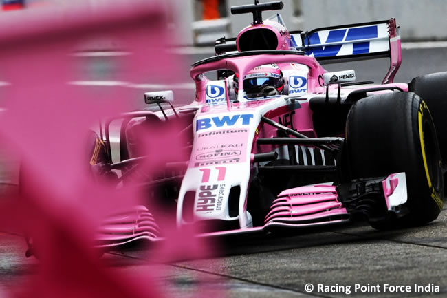 Sergio Pérez - Force India - Clasificación - GP Japón 2018