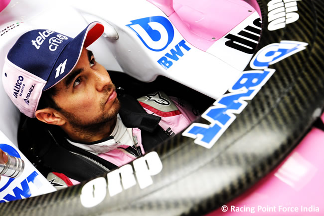 Sergio Pérez Force India - Renovación 2019