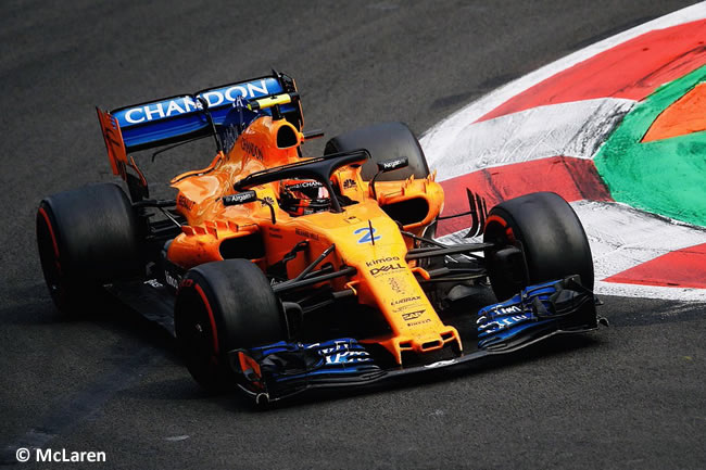 Stoffel Vandoorne - McLaren - Carrera - GP México AHR - 2018