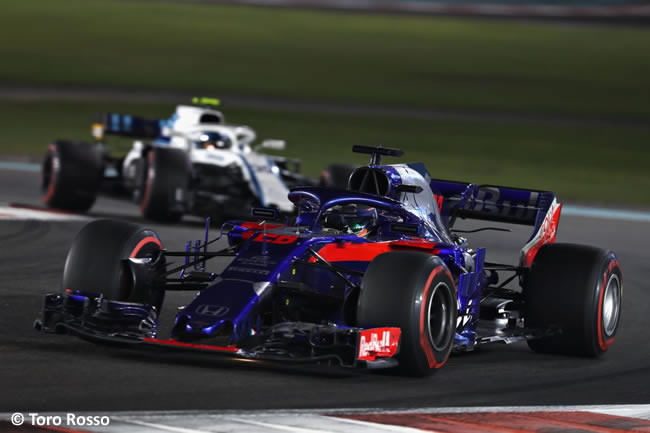 Brendon Hartley - Toro Rosso - Carrera- GP Abu Dhabi 2018