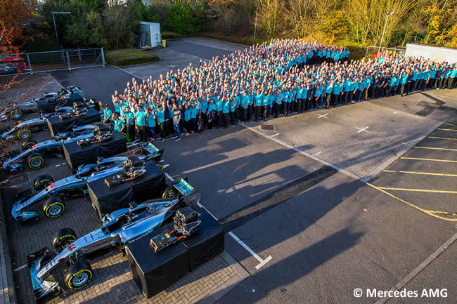 Celebración Mercedes AMG 2018 - Sedes - Ganador Campeonato