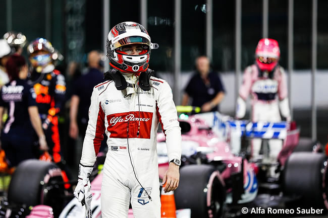 Charles Leclerc - Alfa Romeo Sauber - Clasificación - GP Abu Dhabi 2018