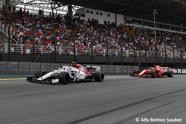 Charles Leclerc - Alfa Romeo Sauber - GP Brasil 2018 - Carrera