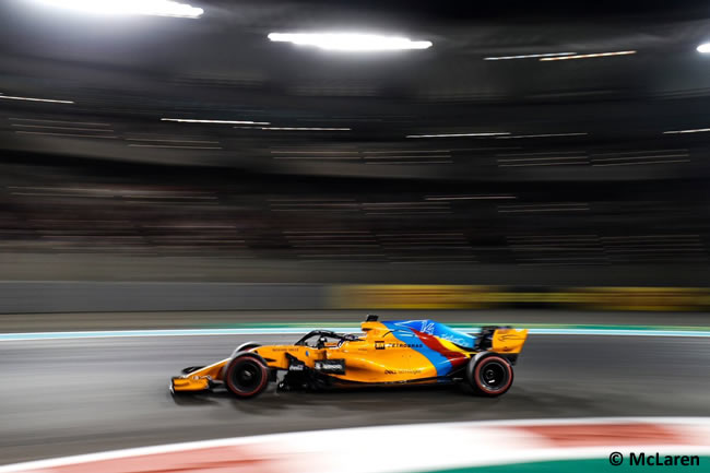 Fernando Alonso - McLaren - Carrera - GP Abu Dhabi 2018