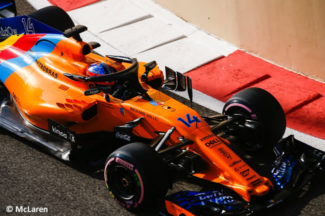 Fernando Alonso - McLaren - Clasificación - GP Abu Dhabi 2018