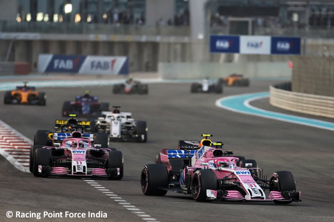 Racing Point Force India - Carrera - GP Abu Dhabi 2018
