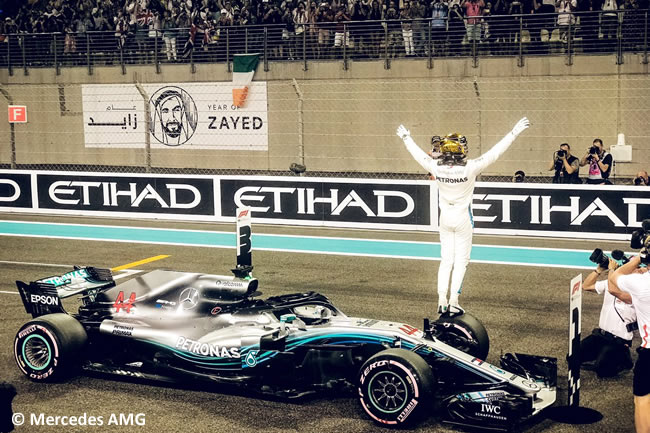 Lewis Hamilton - Mercedes - Clasificación - GP Abu Dhabi 2018