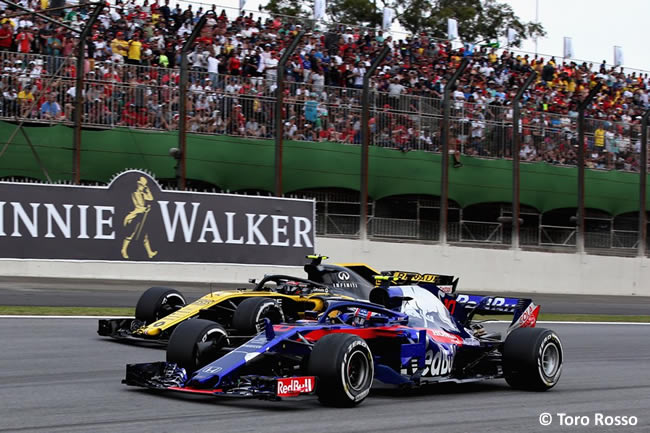 Pierre Gasly - Toro Rosso - GP Brasil 2018 - Carrera