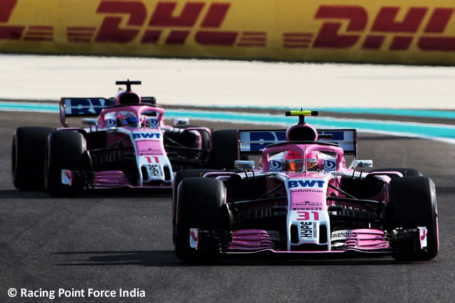 Racing Point Force India - Clasificación - GP Abu Dhabi 2018