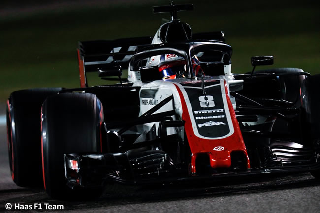 Romain Grosjean - Haas F1 - Carrera - GP Abu Dhabi 2018