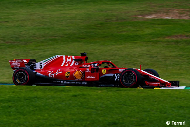 Sebastian Vettel - Scuderia Ferrari - Entrenamientos Gran Premio de Brasil 2018 - Interlagos