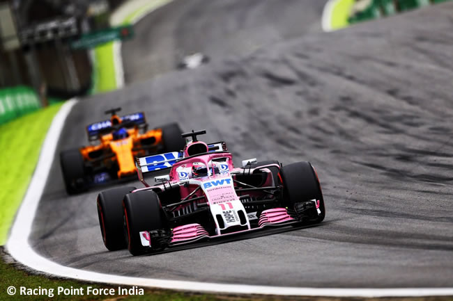 Sergio Pérez - Racing Point Force India - Clasificación GP Brasil 2018