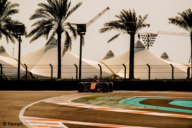 Sebastian Vettel - Scuderia Ferrari - Test 1º Día Abu Dhabi 2018