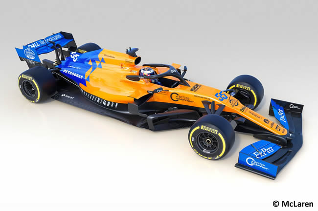 McLaren - MCL34 - 2019 - Lateral