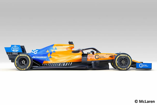 McLaren - MCL34 - 2019 - Lateral