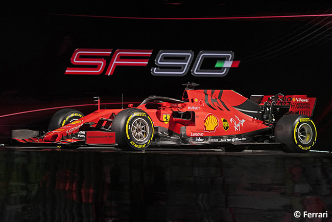 Ferrari - SF90 - Lateral 2019 - Presentación