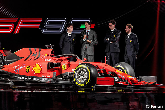 Ferrari - SF90 - Lateral 2019 - Presentación