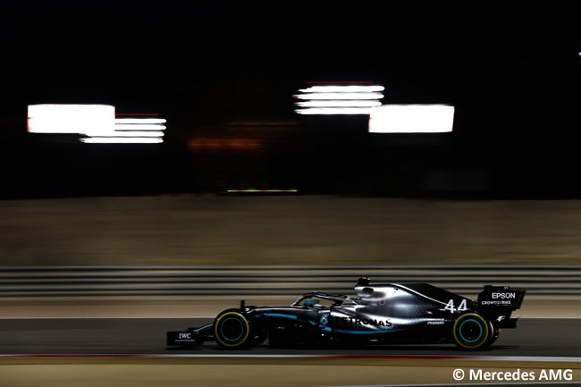 Lewis Hamilton - Mercedes AMG - GP Bahréin 2019 - Entrenamientos