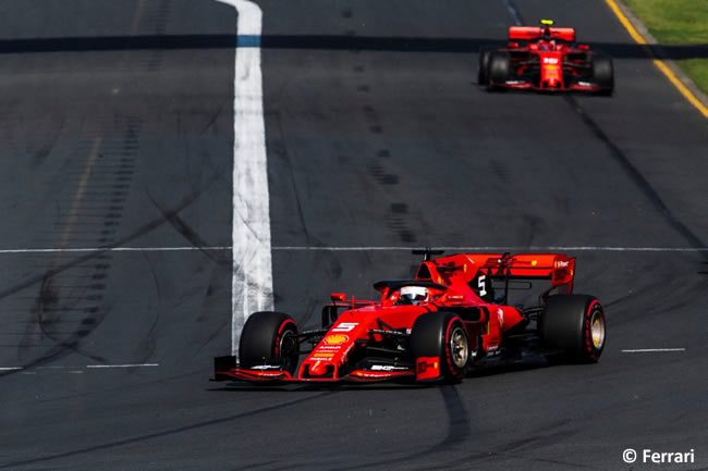 Sebastian Vettel - Scuderia Ferrari - GP Australia Melbourne 2019 - Carrera