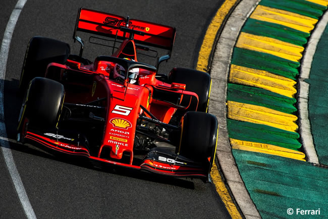 Sebastian Vettel - Scuderia Ferrari - Clasficación - GP Australia 2019