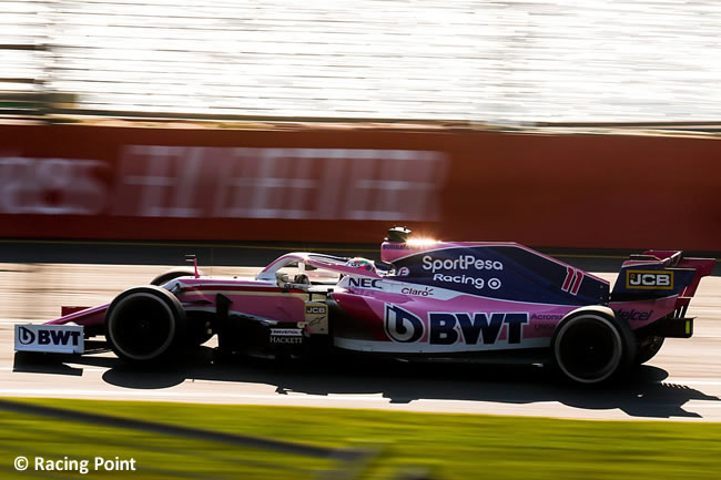 Sergio Pérez- Racing Point - GP Australia Melbourne 2019 - Carrera