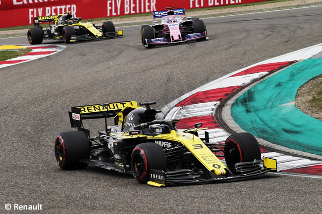 Daniel Ricciardo - Renault - GP China 2019 - Carrera