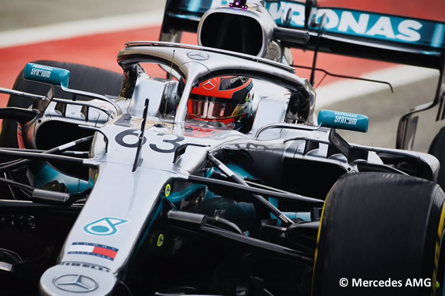 George Russell - Mercedes AMG - Test Temporada 2019 - Día 2