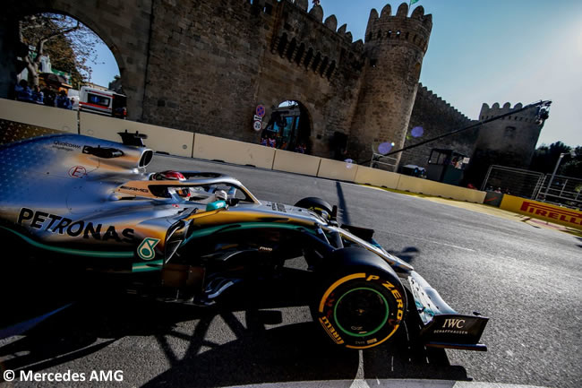 Lewis Hamilton - Mercedes - GP Azerbaiyan - Viernes