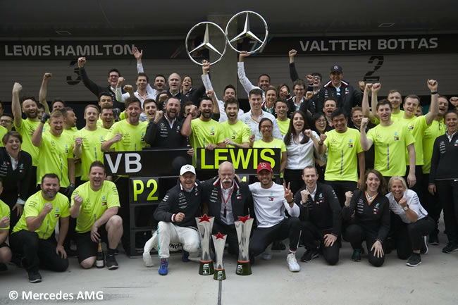 Lewis Hamilton - Valtteri Bottas - Mercedes- GP China 2019 - Carrera