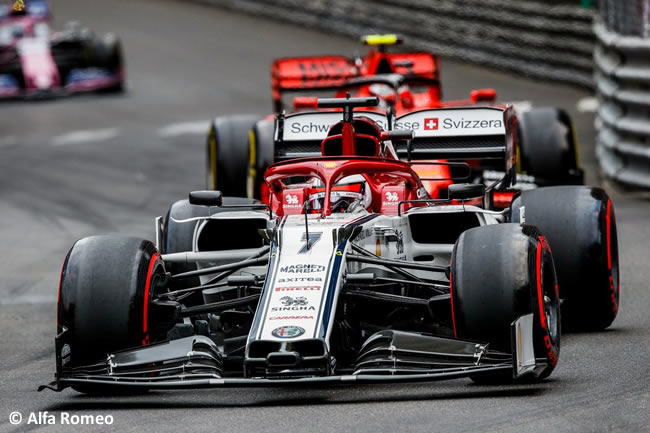 Kimi Raikkonen - Alfa Romeo- GP Mónaco 2019