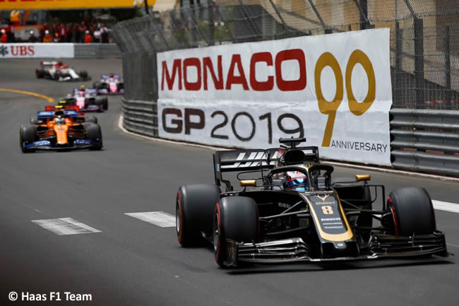 Romain Grosjean - Haas- GP Mónaco 2019