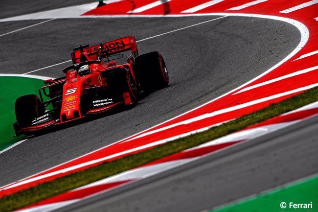 Sebastian Vettel - Scuderia Ferrari -Clasificación- GP España 2019