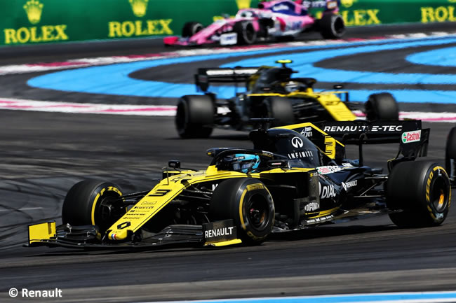 Daniel Ricciardo - Renault - Carrera GP Francia 2019