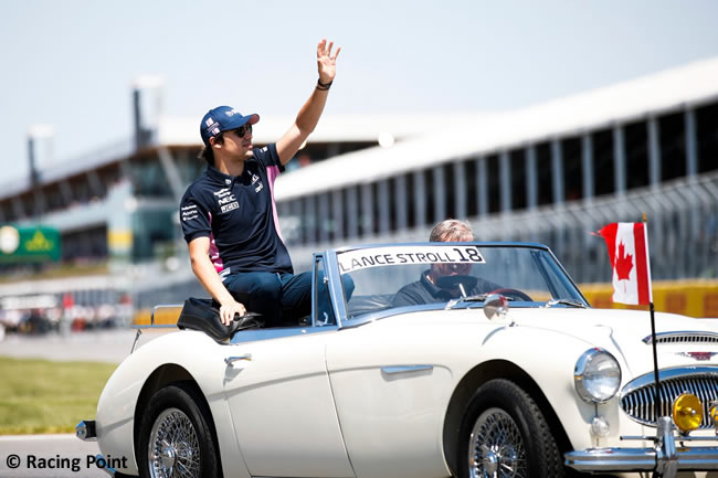 Lance Stroll - Racing Point - Carrera - Canadá 2019