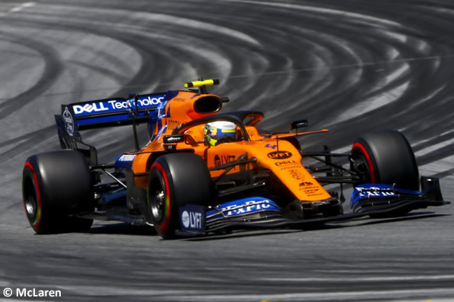 Lando Norris - McLaren -Clasificación GP Austria - Red Bull Ring