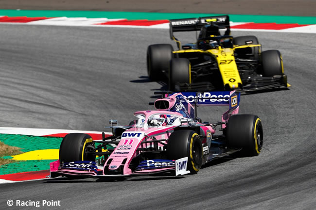 Sergio Pérez - Racing Point - Carrera GP Austria - Red Bull Ring