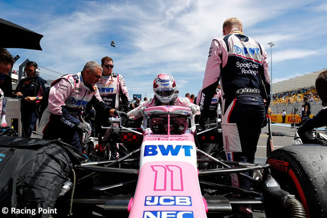 Sergio Pérez - Racing Point - Carrera GP Francia 2019