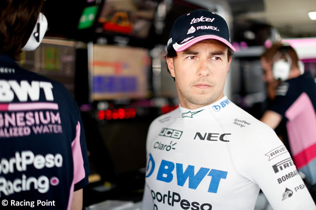 Sergio Pérez - Racing Point - Entrenamientos - GP Alemania 2019
