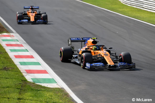 Carlos Sainz - Lando Norris - McLaren -Clasificación - GP Italia 2019