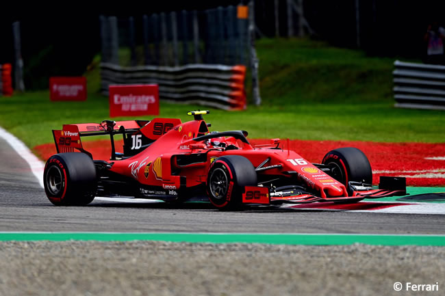 Charles Leclerc - Ferrari -Clasificación - GP Italia 2019