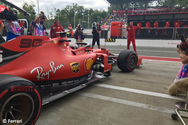 Charles Leclerc - Ferrari - Entrenamientos Libres - GP Italia 2019