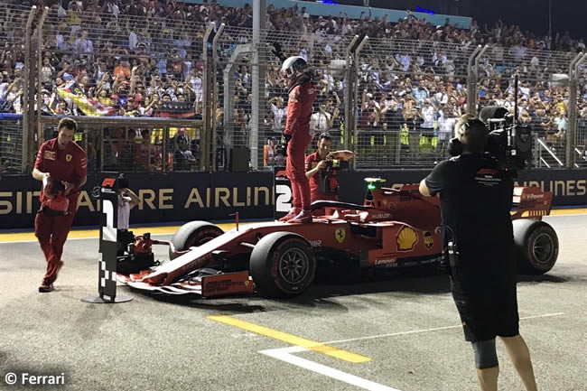 Charles Leclerc - Scuderia Ferrari -Clasificación - GP Singapur 2019